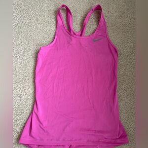 Nike Women's Vibrant Pink Racerback Tank Top